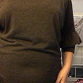 Huge and jiggly belly... looking pregnant